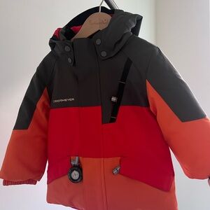Obermeyer Kid’s Ski Red and Orange Jacket